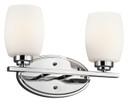 Bathroom Fixtures Two Lights by Kichler ( 12 | 5097CH Eileen ) 