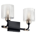 Bathroom Fixtures Two Lights by Kichler ( 12 | 55106BK Harvan ) 