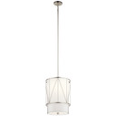 Pendants Drum Shade by Kichler ( 12 | 52073SN Birkleigh ) 