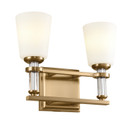 Bathroom Fixtures Two Lights by Kichler ( 12 | 55146BNB Rosalind ) 