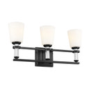 Bathroom Fixtures Three Lights by Kichler ( 12 | 55147BK Rosalind ) 