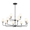 Large Chandeliers Candle by Kichler ( 12 | 52518BK Pallas ) 