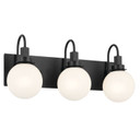 Bathroom Fixtures Three Lights by Kichler ( 12 | 55151BK Hex ) 