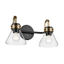 Bathroom Fixtures Two Lights by Kichler ( 12 | 55154BKCLR Farum ) 