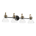 Bathroom Fixtures Four Lights by Kichler ( 12 | 55156BKCLR Farum ) 