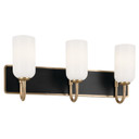 Bathroom Fixtures Three Lights by Kichler ( 12 | 55163CPZ Solia ) 