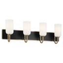 Bathroom Fixtures Four Lights by Kichler ( 12 | 55164CPZ Solia ) 