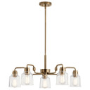 Mid. Chandeliers Glass Down by Kichler ( 12 | 52398WBR Aivian ) 