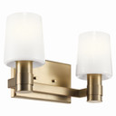 Bathroom Fixtures Two Lights by Kichler ( 12 | 55175CPZ Adani ) 