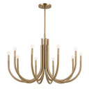 Large Chandeliers Candle by Kichler ( 12 | 52551CPZ Odensa ) 