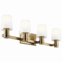 Bathroom Fixtures Four Lights by Kichler ( 12 | 55177CPZ Adani ) 