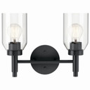 Bathroom Fixtures Two Lights by Kichler ( 12 | 55184BK Madden ) 