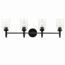 Bathroom Fixtures Four Lights by Kichler ( 12 | 55186BK Madden ) 