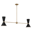 Linear/Island 4 Light + by Kichler ( 12 | 52569CPZBK Phix ) 