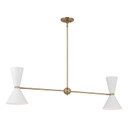 Linear/Island 4 Light + by Kichler ( 12 | 52569CPZWH Phix ) 