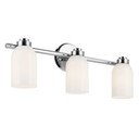 Bathroom Fixtures Three Lights by Kichler ( 12 | 55202CH Shae ) 