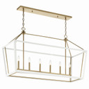 Linear/Island 4 Light + by Kichler ( 12 | 52622CPZWH Delvin ) 