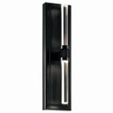 Sconces Double Glass by Kichler ( 12 | 52671BK Sycara ) 
