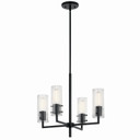 Mini Chandeliers Glass Shade by Kichler ( 12 | 52678BK Velestino ) 