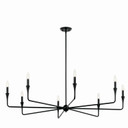 Large Chandeliers Candle by Kichler ( 12 | 52691BK Alvaro ) 
