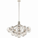 Large Chandeliers Glass Shade by Kichler ( 12 | 52702PN Silvarious ) 