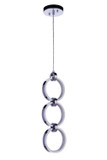 Mini Pendants Ring/Halo by Craftmade ( 46 | 59393-CH-LED Context ) 