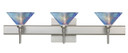 Bathroom Fixtures Three Lights by Besa ( 74 | 3SW-550493-SN-SQ Kona ) 