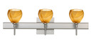 Bathroom Fixtures Three Lights by Besa ( 74 | 3SW-5605HN-SN-SQ Tay Tay ) 