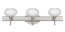 Bathroom Fixtures Three Lights by Besa ( 74 | 3SW-561207-SN Lasso ) 