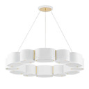 Mid. Chandeliers Candle by Corbett Lighting ( 68 | 393-30-SWH/VB Opal ) 