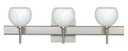 Bathroom Fixtures Three Lights by Besa ( 74 | 3SW-565819-SN-SQ Palla ) 