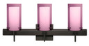 Bathroom Fixtures Three Lights by Besa ( 74 | 3SW-A44007-BR-SQ Pahu ) 
