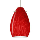 Mini Pendants Glass Down by Besa ( 74 | X-1713RC-LED-SN Besa Pera 6 Pendant ) 