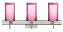 Bathroom Fixtures Three Lights by Besa ( 74 | 3SW-A44007-SN-SQ Pahu ) 