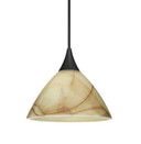 Mini Pendants Glass Down by Besa ( 74 | X-174383-BK Besa Domi Pendant ) 