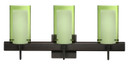 Bathroom Fixtures Three Lights by Besa ( 74 | 3SW-L44007-BR-SQ Pahu ) 