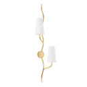 Sconces Double Candle by Corbett Lighting ( 68 | 436-48-VGL Cortona ) 