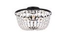 Flush Mounts Bowl Style by Elegant Lighting ( 173 | 1109F13BK Cora ) 