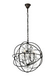 Mid. Chandeliers Sphere by Elegant Lighting ( 173 | 1130D25DB/RC Geneva ) 