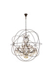 Large Chandeliers Sphere by Elegant Lighting ( 173 | 1130G60DB/RC Geneva ) 