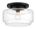 Flush Mounts Glass Down by Craftmade ( 46 | X3112-FB Peri ) 