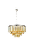 Pendants Glass Down by Elegant Lighting ( 173 | 1201D32PN-GT/RC Sydney ) 