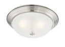Flush Mounts Bowl Style by Designers Fountain ( 43 | 1257L-SP-W Decorative Flushmount ) 