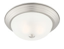 Flush Mounts Bowl Style by Designers Fountain ( 43 | 1257M-PW-W Decorative Flushmount ) 