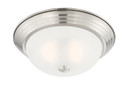 Flush Mounts Bowl Style by Designers Fountain ( 43 | 1257M-SP-W Decorative Flushmount ) 