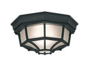 Exterior Ceiling Mount by Designers Fountain ( 43 | 2067-BK Builder Cast Aluminum ) 