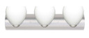 Bathroom Fixtures Three Lights by Besa ( 74 | 3WZ-412207-SN Bolla ) 