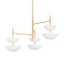 Large Chandeliers Glass Shade by Corbett Lighting ( 68 | 477-42-VGL/GSW Evander ) 