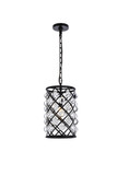 Mini Pendants Drum Shade by Elegant Lighting ( 173 | 1204D8MB/RC Madison ) 