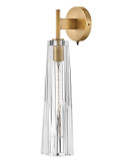 Sconces Single Glass by Fredrick Ramond ( 138 | FR31100HBR-CL Cosette ) 